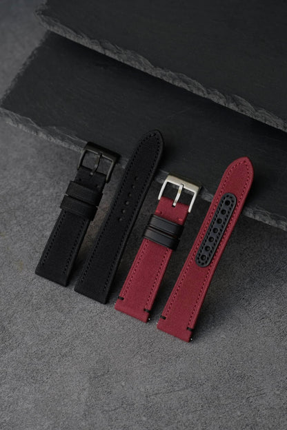 Crimson Red Aero Canvas Armband