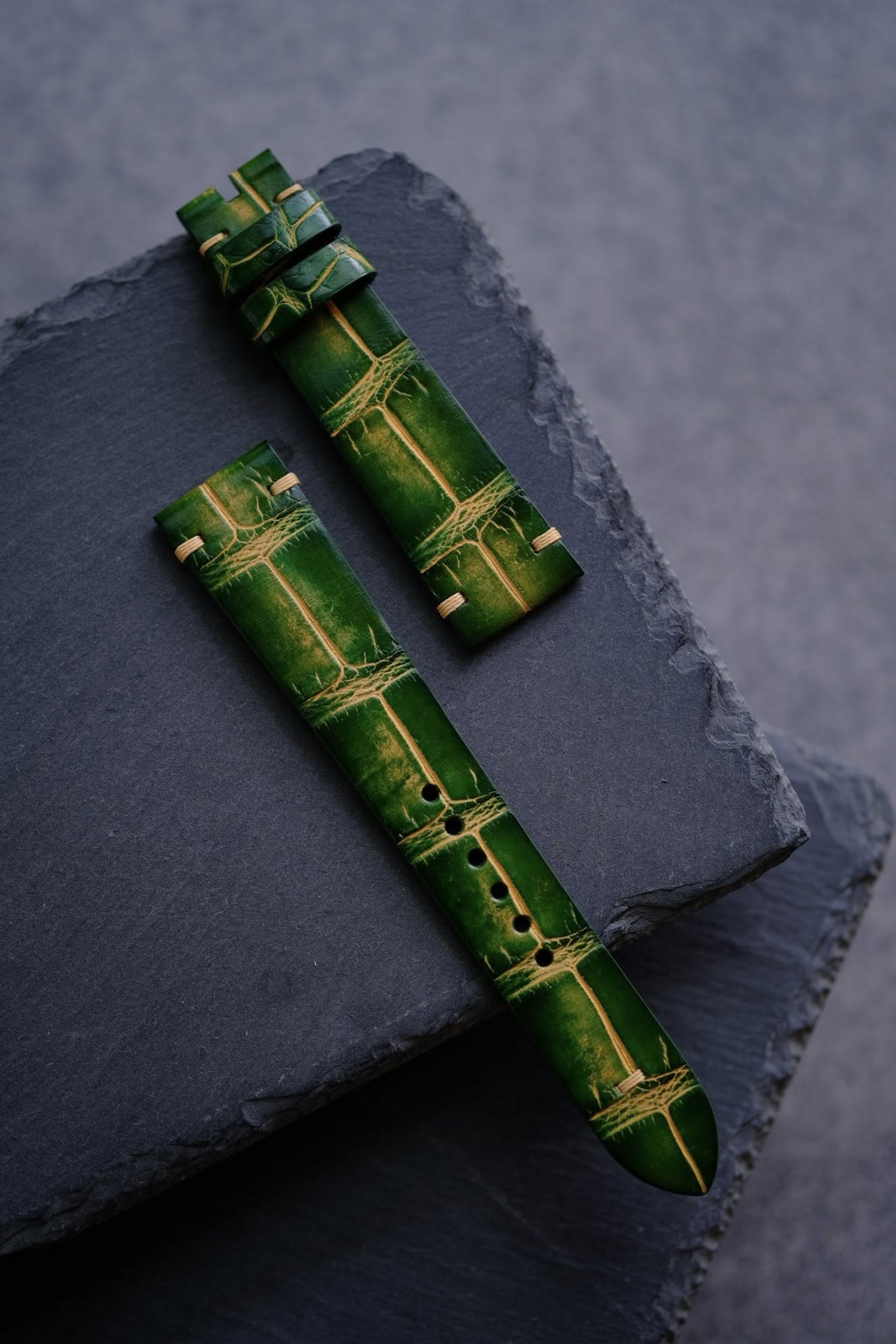 Noir Classic Monaco Alligatorrem