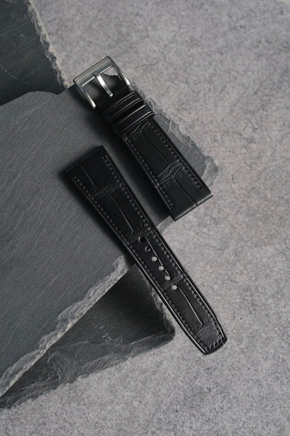 Noir Classic Monaco Alligatorrem