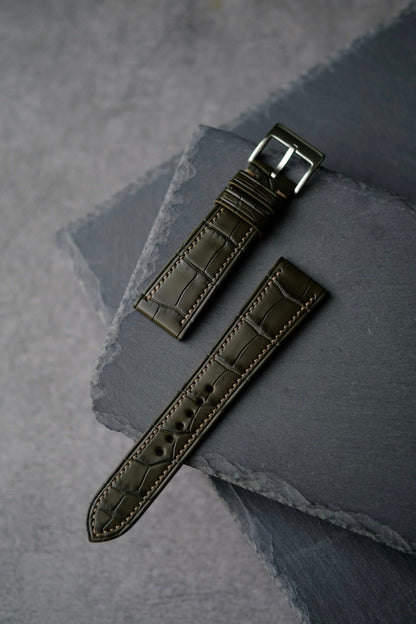 Noir Classic Monaco Alligatorrem