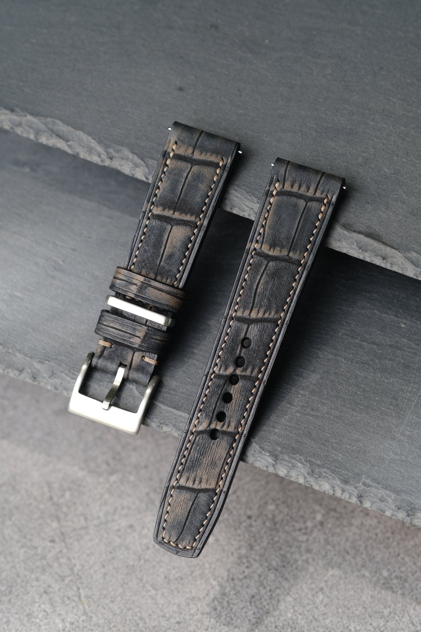 Grafit Vintage Monaco Alligator-kollektion