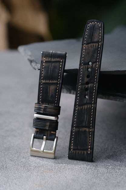 Noir Classic Monaco Alligatorrem